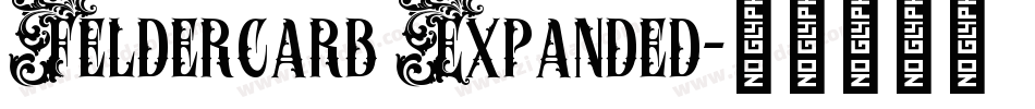 Feldercarb Expanded字体转换